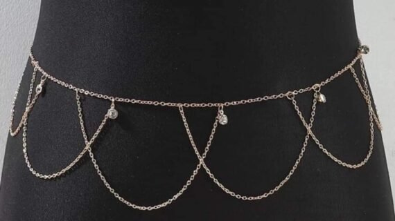 waist chain silver