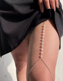 leg chain loly silver