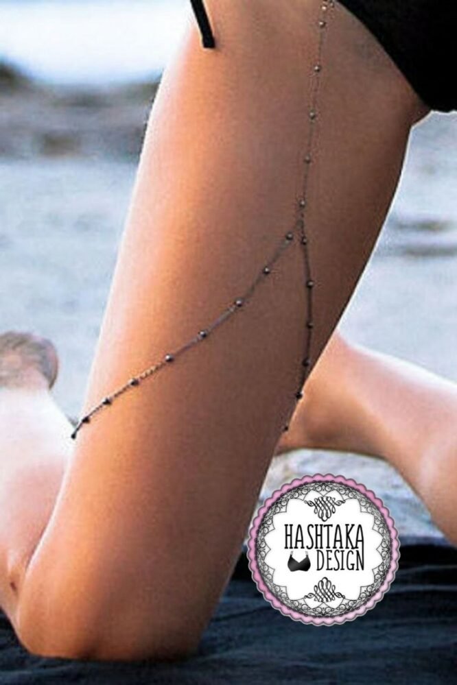 leg chain silver