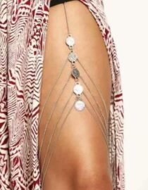 leg chain silver