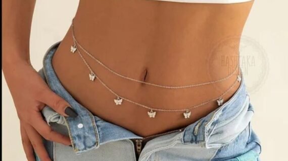 waist chain silver