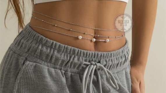 waist chain silver