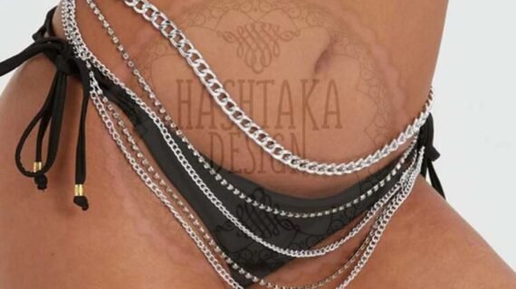 waist chain silver