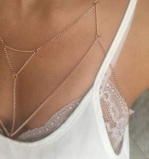 chest chain gold