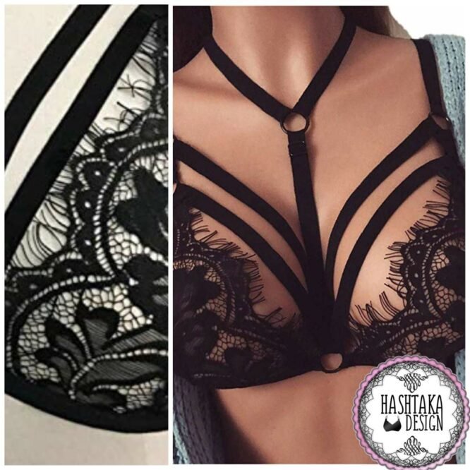 black bra