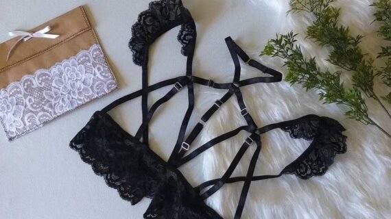black bra