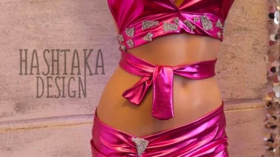 set leather fuchsia