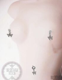 set fake piercing