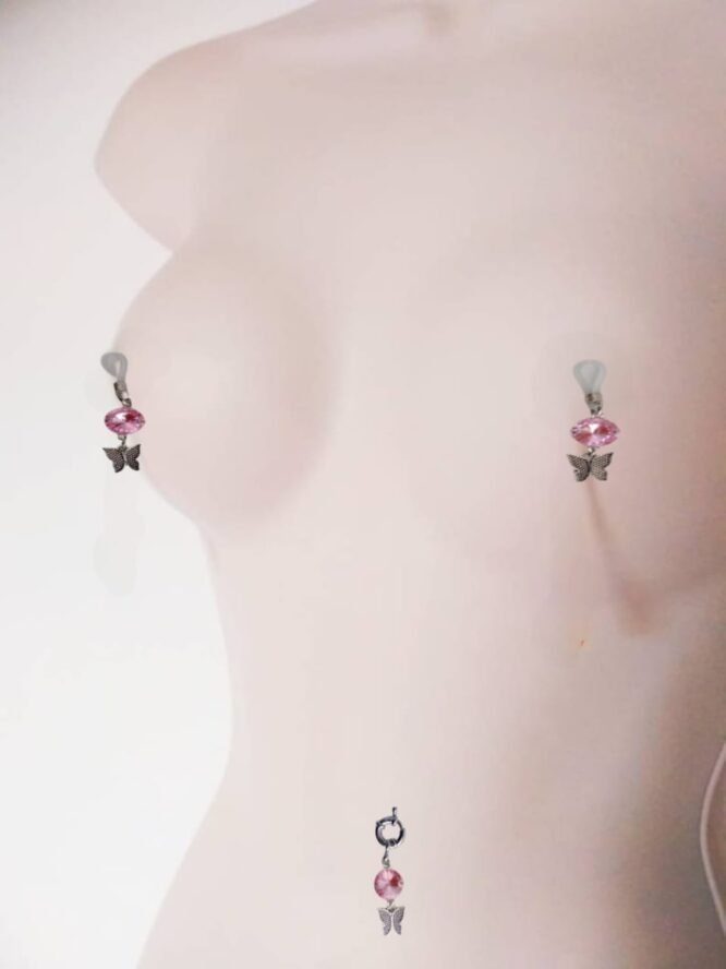 set fake piercing