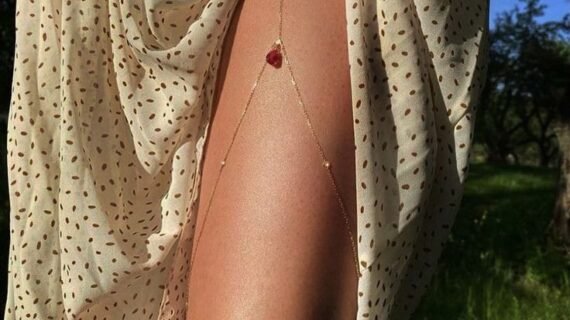 leg chain gold