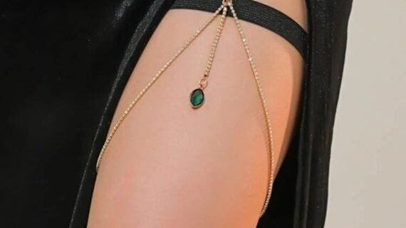 leg chain gold